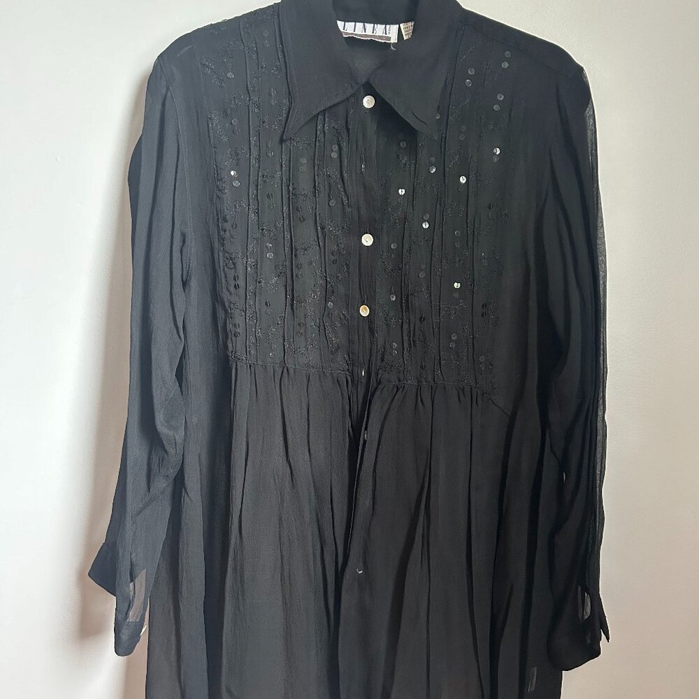 Black Linea Blouse